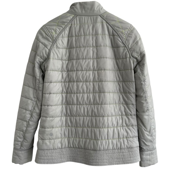 Lululemon The Bomb Jacket Size 6 Reversible Bomber Quilted Puffer Athleisure - Picture 5 of 16